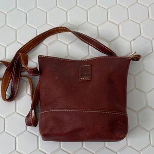Portland Leather Rich Brown Festival Handbag